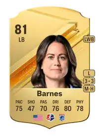 Lauren Barnes Rare 81 Overall Rating