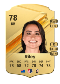 Ali Riley Rare 78 Overall Rating
