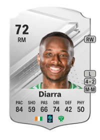 Stéphane Diarra Rare 72 Overall Rating