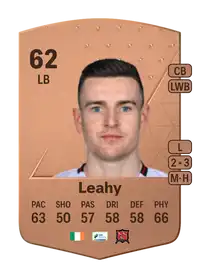 Darragh Leahy Common 62 Overall Rating