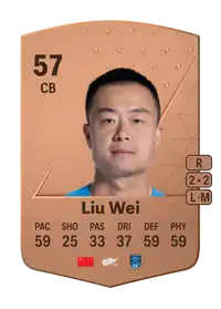 Liu Wei Common 57 Overall Rating