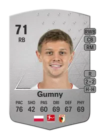 Robert Gumny Common 71 Overall Rating