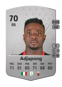 Claud Adjapong Common 70 Overall Rating