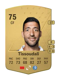 Tarik Tissoudali Common 75 Overall Rating