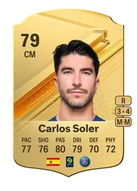 Carlos Soler Rare 79 Overall Rating