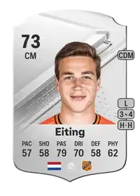 Carel Eiting Rare 73 Overall Rating