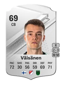 Leo Väisänen Rare 69 Overall Rating