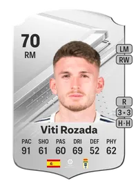 Viti Rozada Rare 70 Overall Rating