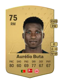 Aurélio Buta Common 75 Overall Rating