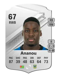 Frederic Ananou Rare 67 Overall Rating