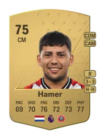 Gustavo Hamer Common 75 Overall Rating