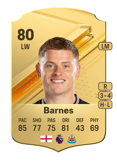 EA FC 24 Harvey Barnes 80