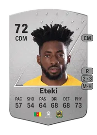 Yan Brice Eteki Common 72 Overall Rating