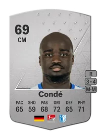 Amara Condé Common 69 Overall Rating