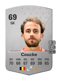 Gaëtan Coucke Common 69 Overall Rating