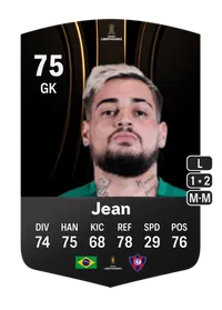 Jean CONMEBOL Libertadores 75 Overall Rating