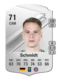 Niklas Schmidt Rare 71 Overall Rating