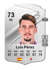 Luis Pérez Rare 73 Overall Rating