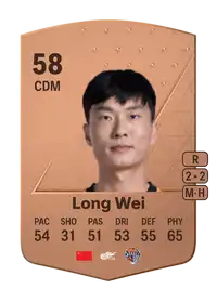 Long Wei Common 58 Overall Rating