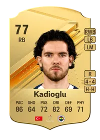 Ferdi Kadioglu Rare 77 Overall Rating