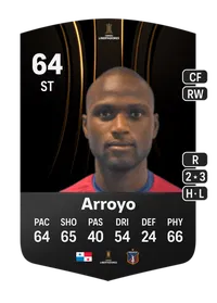 Abdiel Arroyo CONMEBOL Libertadores 64 Overall Rating