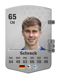 Sam Schreck Common 65 Overall Rating