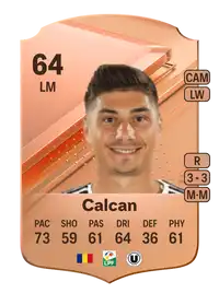 Andreias Calcan Rare 64 Overall Rating