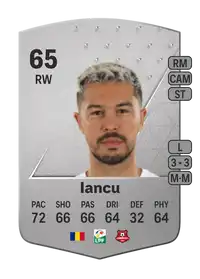 Gabriel Iancu Common 65 Overall Rating