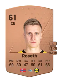 Martin Ove Roseth Common 61 Overall Rating