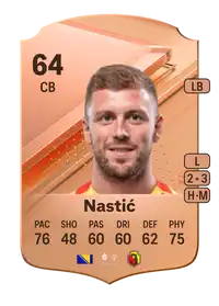 Bojan Nastić Rare 64 Overall Rating