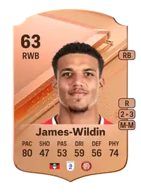 Luther James-Wildin Rare 63 Overall Rating