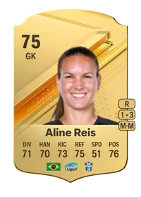 Aline Reis Rare 75 Overall Rating