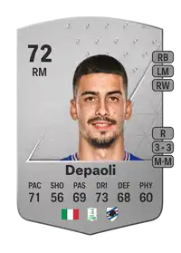 Fabio Depaoli Common 72 Overall Rating