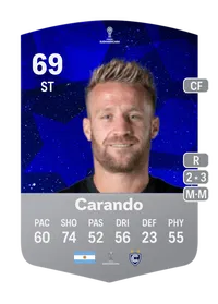 Danilo Carando CONMEBOL Sudamericana 69 Overall Rating