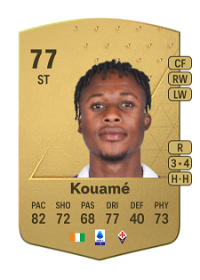 Christian Kouamé Common 77 Overall Rating