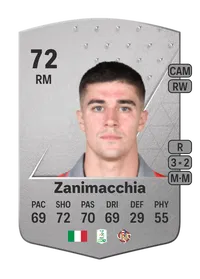 Luca Zanimacchia Common 72 Overall Rating