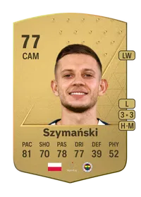 Sebastian Szymański Common 77 Overall Rating