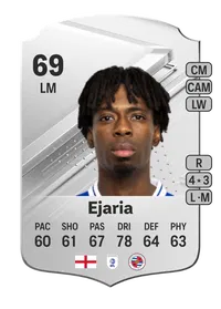 Ovie Ejaria Rare 69 Overall Rating