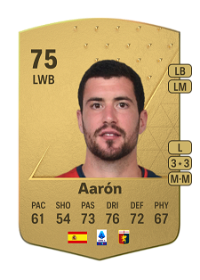 Aarón Common 75 Overall Rating