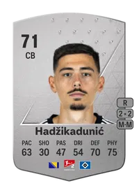 Dennis Hadžikadunić Common 71 Overall Rating