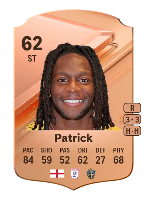 EA FC 24 Omari Patrick 62