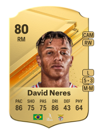 David Neres Rare 80 Overall Rating
