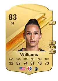 Lynn Williams Rare 83 Overall Rating