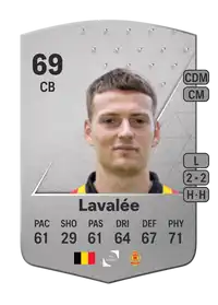 Dimitri Lavalée Common 69 Overall Rating