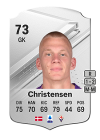 Oliver Christensen Rare 73 Overall Rating