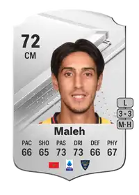 Youssef Maleh Rare 72 Overall Rating