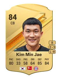 Kim Min Jae Rare 84 Overall Rating