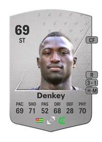 Kévin Denkey Common 69 Overall Rating