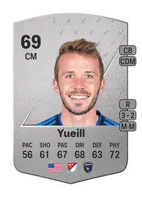 Jackson Yueill Common 69 Overall Rating