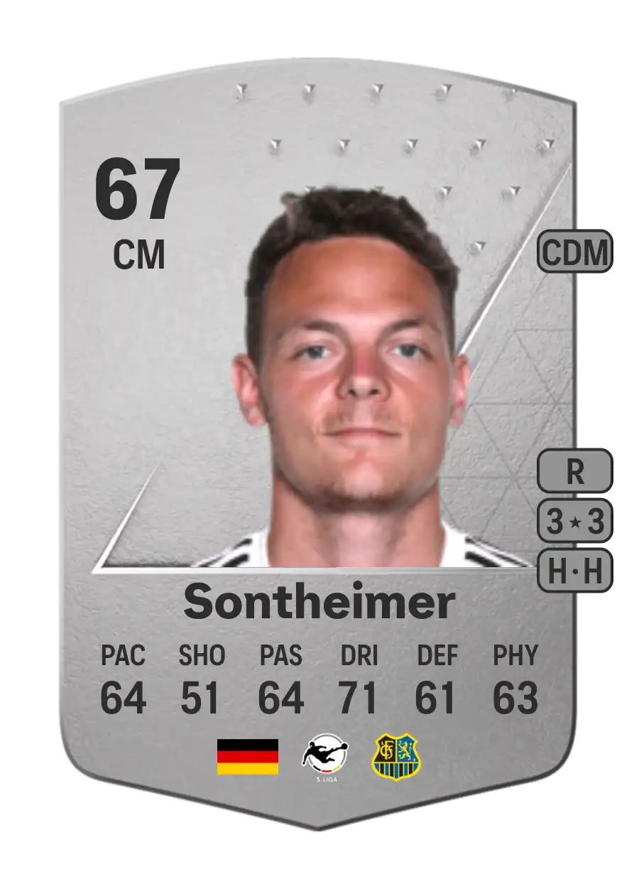 Patrick Sontheimer Common 67 Overall Rating